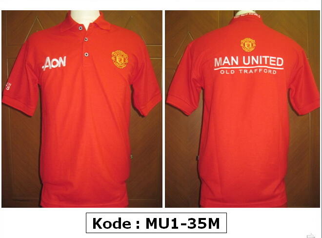 KAOS POLO SHIRT KLUB BOLA AC MILAN , CHELSEA , MANCHESTER UNITED MU , DLL