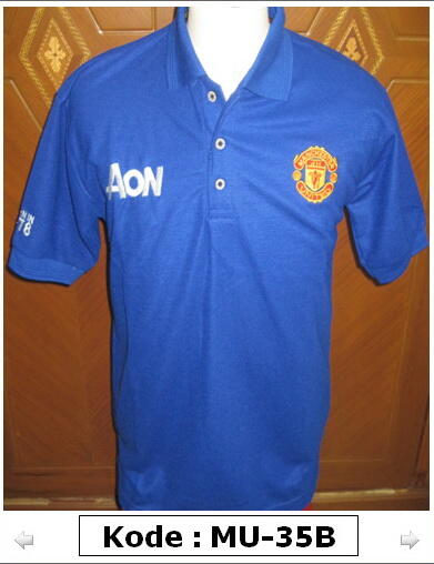 KAOS POLO SHIRT KLUB BOLA AC MILAN , CHELSEA , MANCHESTER UNITED MU , DLL
