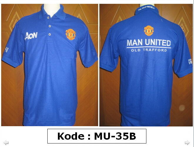 KAOS POLO SHIRT KLUB BOLA AC MILAN , CHELSEA , MANCHESTER UNITED MU , DLL