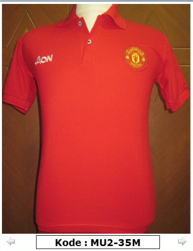 KAOS POLO SHIRT KLUB BOLA AC MILAN , CHELSEA , MANCHESTER UNITED MU , DLL