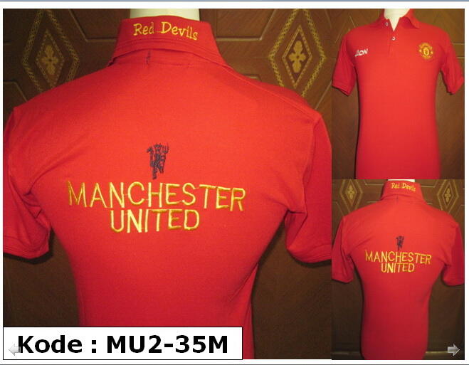 KAOS POLO SHIRT KLUB BOLA AC MILAN , CHELSEA , MANCHESTER UNITED MU , DLL