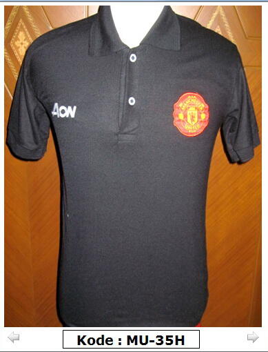 KAOS POLO SHIRT KLUB BOLA AC MILAN , CHELSEA , MANCHESTER UNITED MU , DLL
