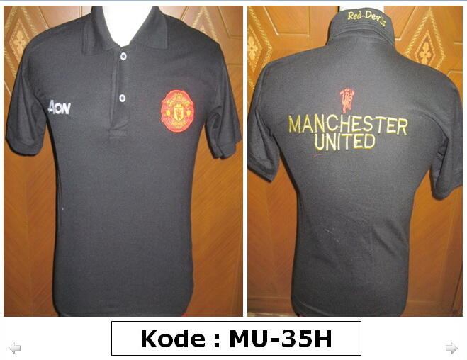 KAOS POLO SHIRT KLUB BOLA AC MILAN , CHELSEA , MANCHESTER UNITED MU , DLL