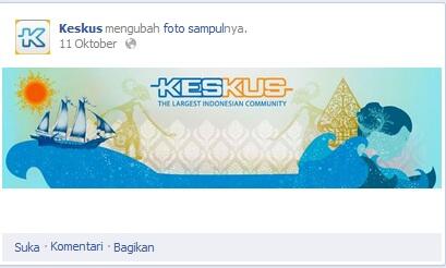 Fans Page Keskus Ada yang niru gan di FB ayo kita serang
