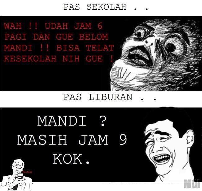 Dulu pasti kalian pernah melakukan ini semasa sekolah