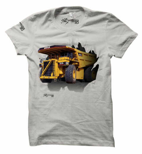 T-Shirt 3D Genethics DumTruck Abu