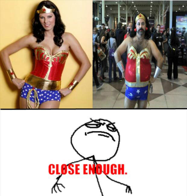 Gambar - Gambar Lucu Close Enough Meme || Masuk gan