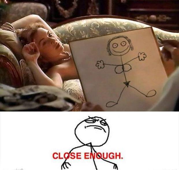 Gambar - Gambar Lucu Close Enough Meme || Masuk gan