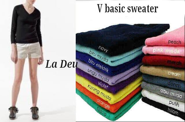 Sweater & Cardigan Polos Basic Murmer, Ready !! :)