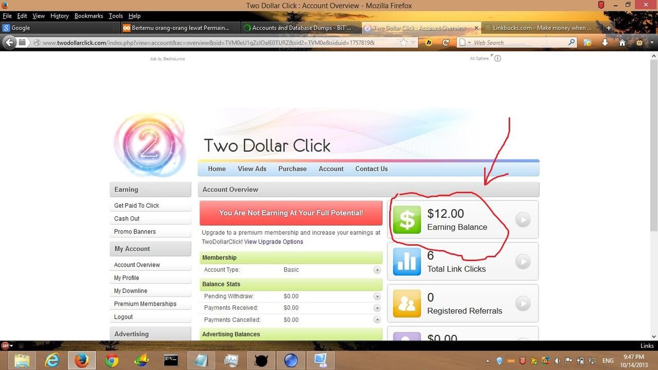 WELCOME TO TWODOLLARCLICK.COM