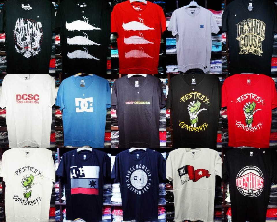 GROSIR/ RETAIL TERMURAH TSHIRT Atticus,DC,Dropdead,Famous,Rebel8,Supreme,Thrasher,VAN