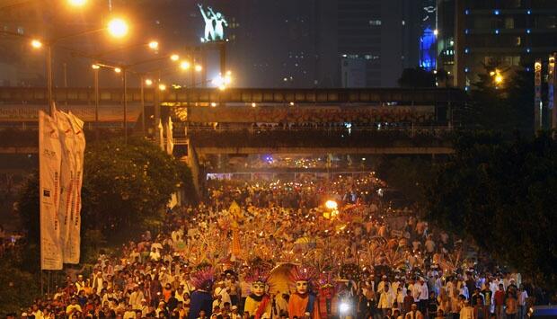 Kemeriahan Pawai Jakarta Night Religious Festival &#91;FULL PIC&#93;