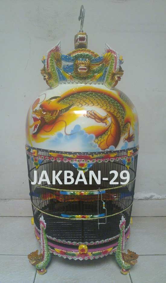 Kandang Burung Perkutut Motif Kaki Naga --ppd63--