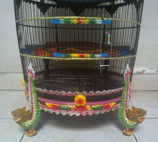 Kandang Burung Perkutut Motif Kaki Naga --ppd63--