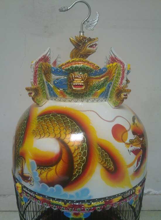 Kandang Burung Perkutut Motif Kaki Naga --ppd63--