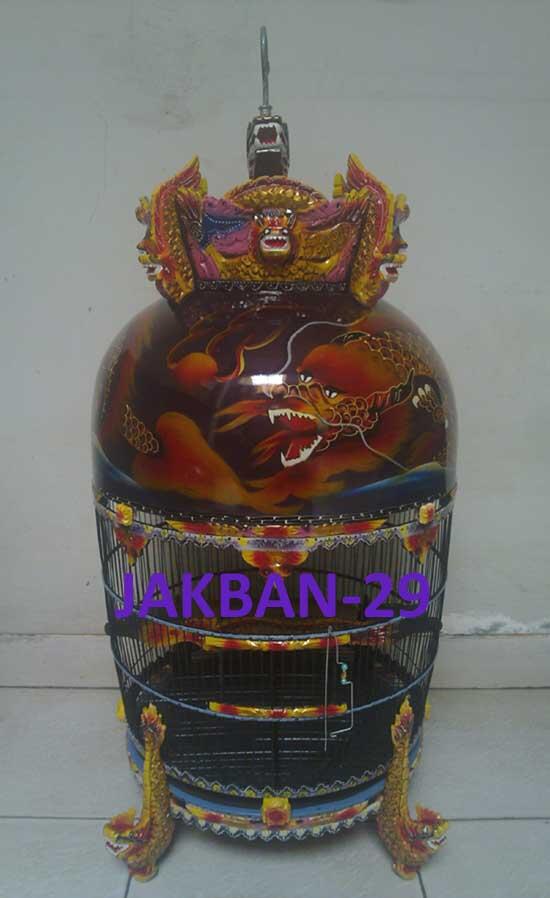 Kandang Burung Perkutut Motif Kaki Naga --upf63--