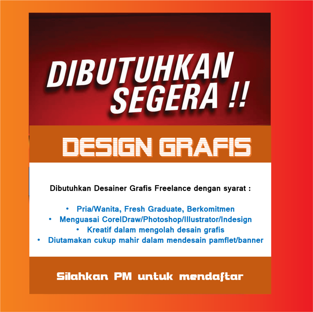 Lowongan Designer Grafis Freelance