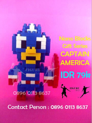 Cari [Figure Shop] Nano Blocks Kartun (Minion, Smurf 