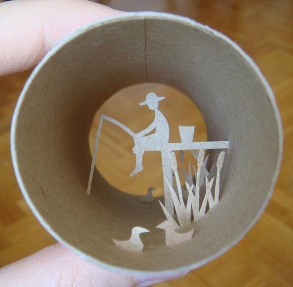 Seni dari Roll Toilet Yang Menakjubkan