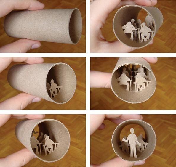 Seni dari Roll Toilet Yang Menakjubkan