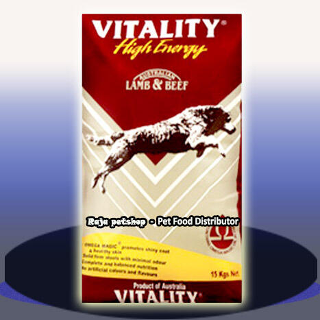DOG FOOD VITALITY HIGH ENERGY LAMB & BEEF + OMEGA MAGIC S