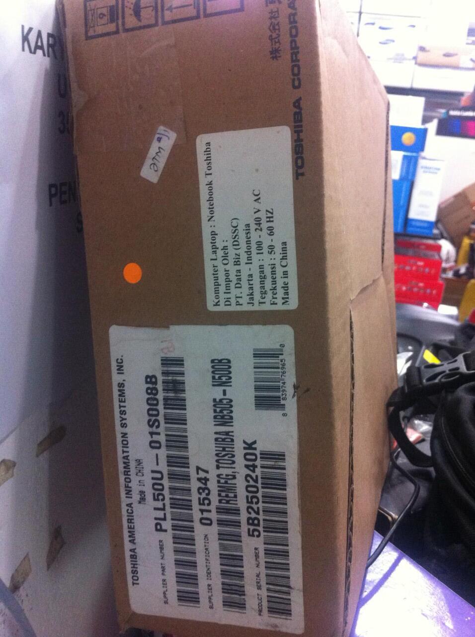 jual toshiba mini notebook nb505-n500bl murah saja gan monggo yg minat