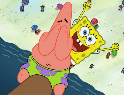 Kesalahan Pada Film Spongebob Squarepants