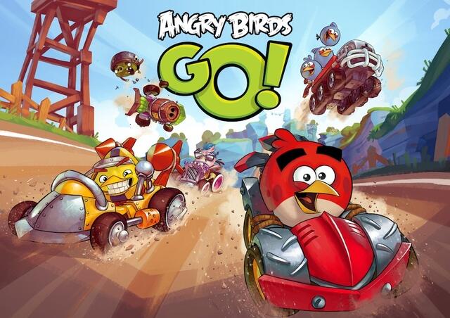 Angry Birds Go! Angry Birds versi Mario Kart