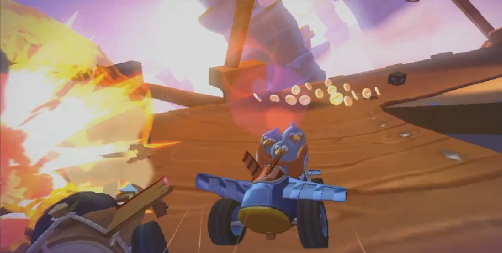 Angry Birds Go! Angry Birds versi Mario Kart