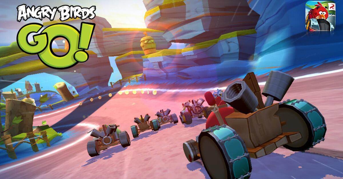 Angry Birds Go! Angry Birds versi Mario Kart