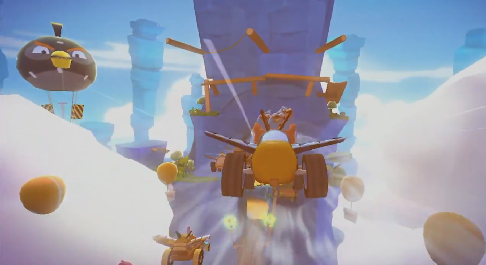 Angry Birds Go! Angry Birds versi Mario Kart