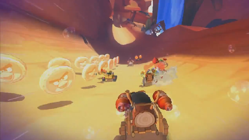 Angry Birds Go! Angry Birds versi Mario Kart