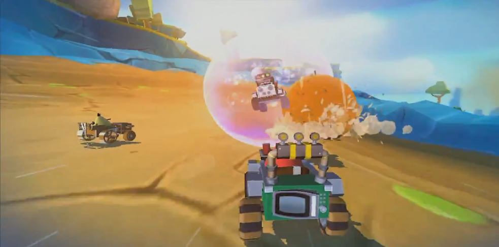 Angry Birds Go! Angry Birds versi Mario Kart