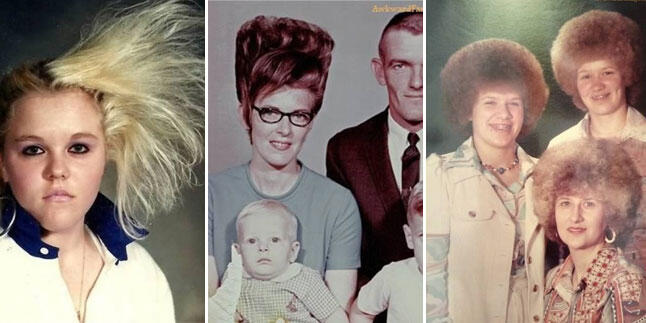 Gaya Rambut Jadul Konyol Ini Buat Kamu Tertawa! :ngakak