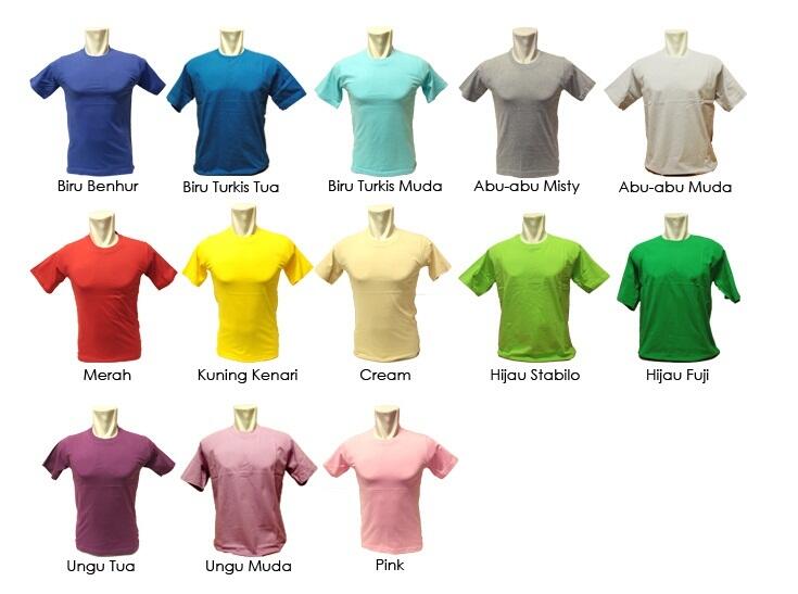 kaos polos o-neck