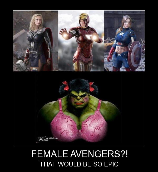 &#91;HOT PIC&#93; BEGINI JADINYA KLO TOKOH AVENGERS PEREMPUAN