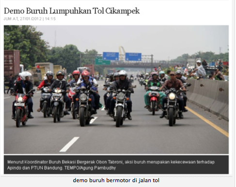 BURUH PAKE CBR, BYSON, VIXION, MASIH AJA NUNTUT GAJI 50%