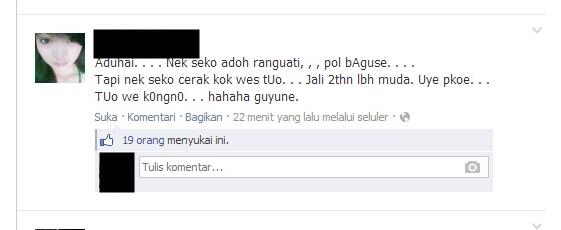 AYO GAN !! SHARE STATUS FACEBOOK ALAY YG ENTE TEMUIN DI &quot;HOME&quot;