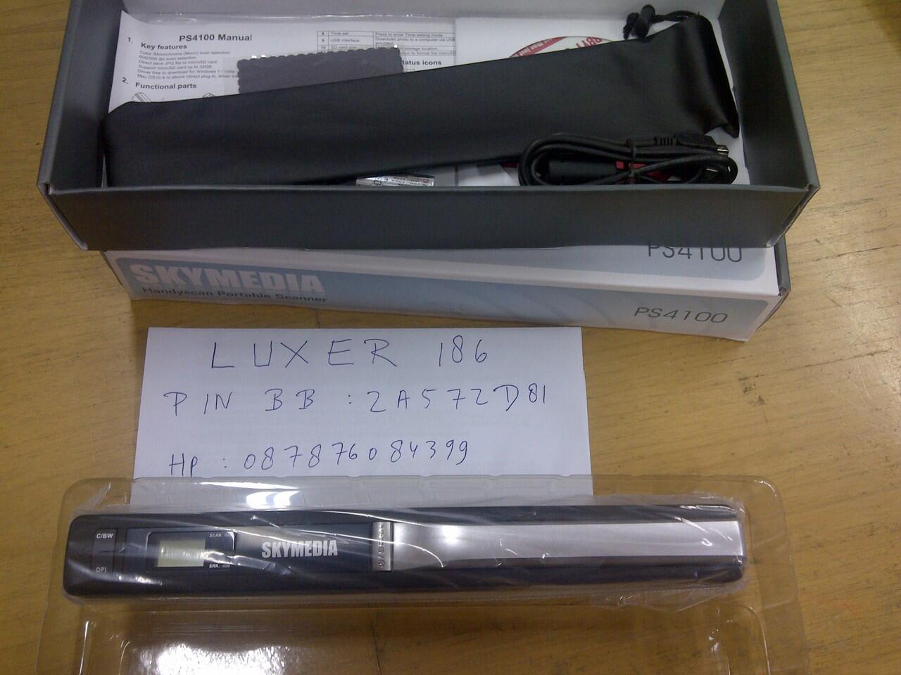 PORTABLE SCANNER SKYMEDIA PS4100, PORTABEL SCANER KARTU NAMA A4,A3 MOUSE LG