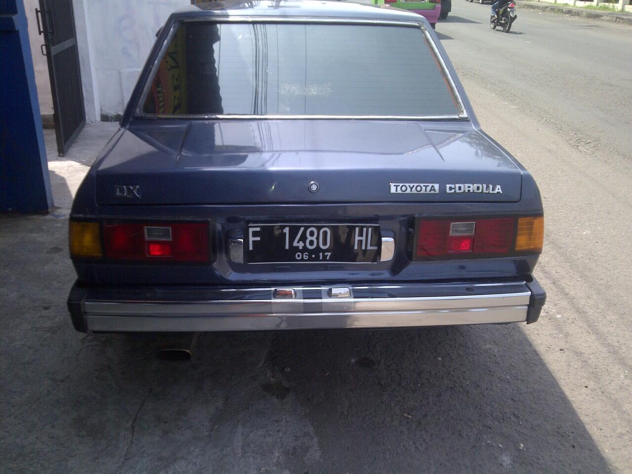 Terjual jual  toyota  corolla  DX  tahun 1982 RPM bogor KASKUS