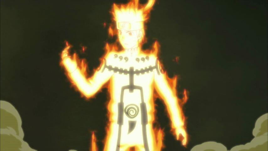 Perubahan Naruto Setelah Menguasai Kyubi