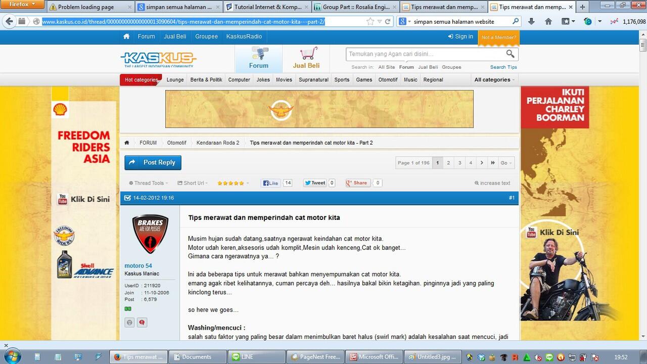 &#91;Tips OFFLINE&#93; Membaca Thread Kaskus sampai Page terakhir (Save All Pages) :matabelo