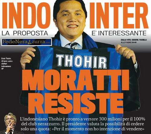 Kekayaan Erick Tohir sebagai Pemilik Saham Klub Inter Milan