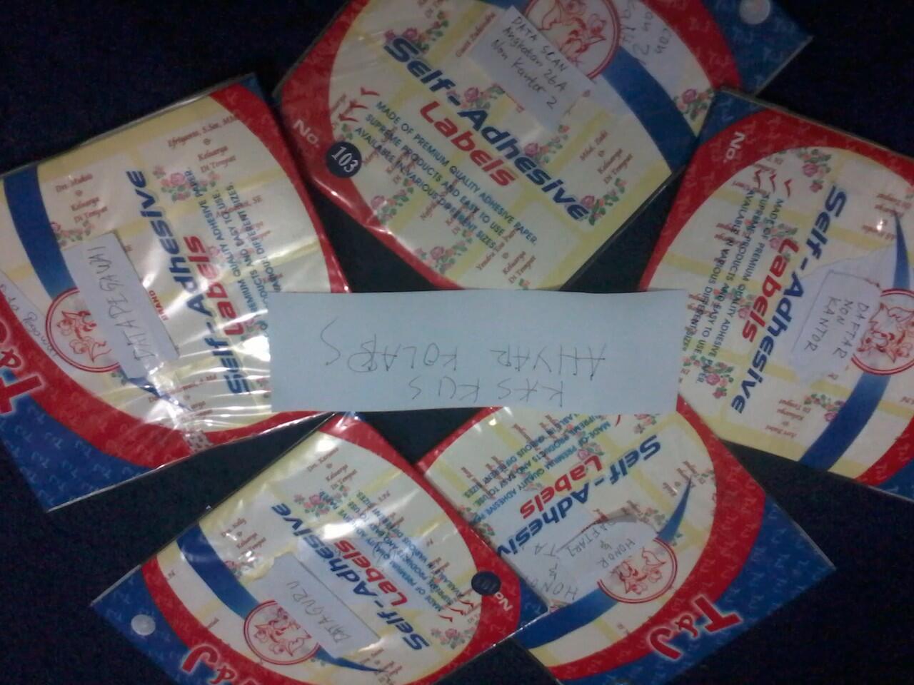 Jasa Ketik & Print Label Surat Undangan