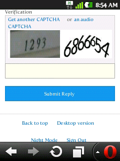 akhirnya captcha di kaskus hanya berupa angka,smangat posting nih...