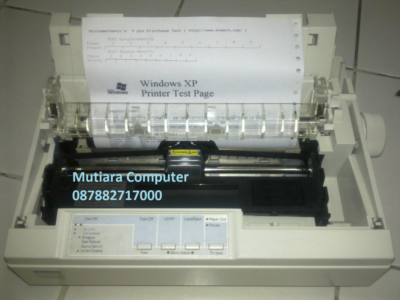 Printer Epson Dot Matrix LX800, LX300, LX300+ (Plus) Murah Lengkap Bagus