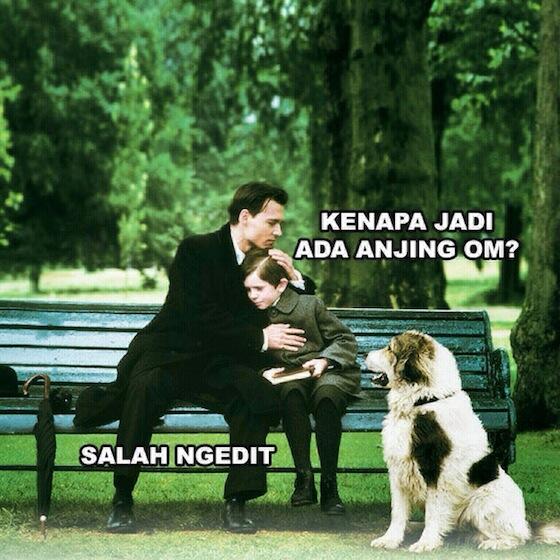 meme &quot;finding neverland&quot; (path user masuk, yg bukan jg boleh)