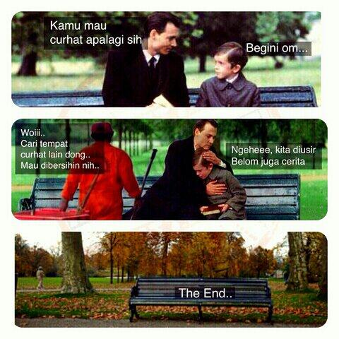 meme &quot;finding neverland&quot; (path user masuk, yg bukan jg boleh)