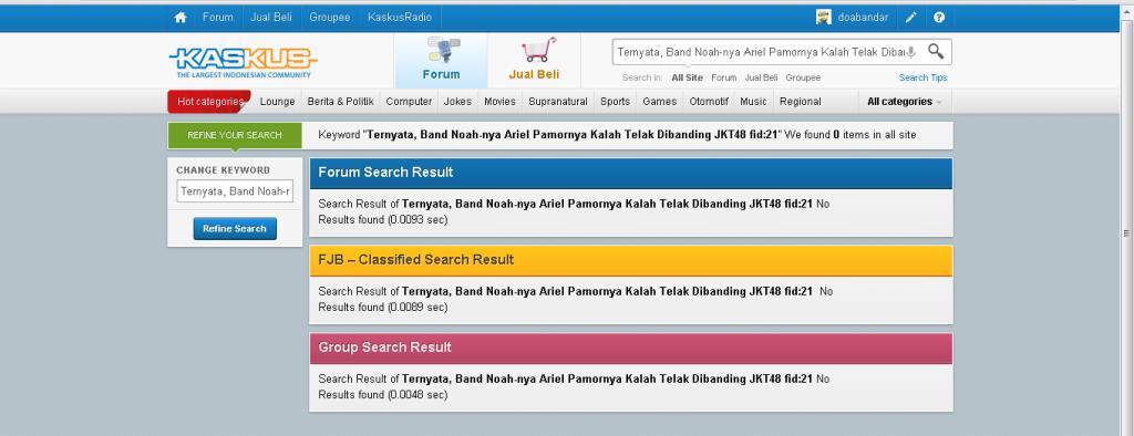 Ternyata, Band Noah-nya Ariel Pamornya Kalah Telak Dibanding JKT48