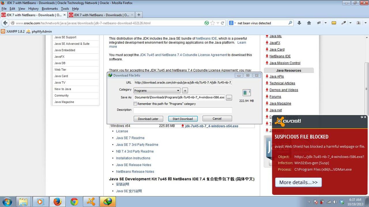 [ASK] Netbeans terdeteksi kena virus